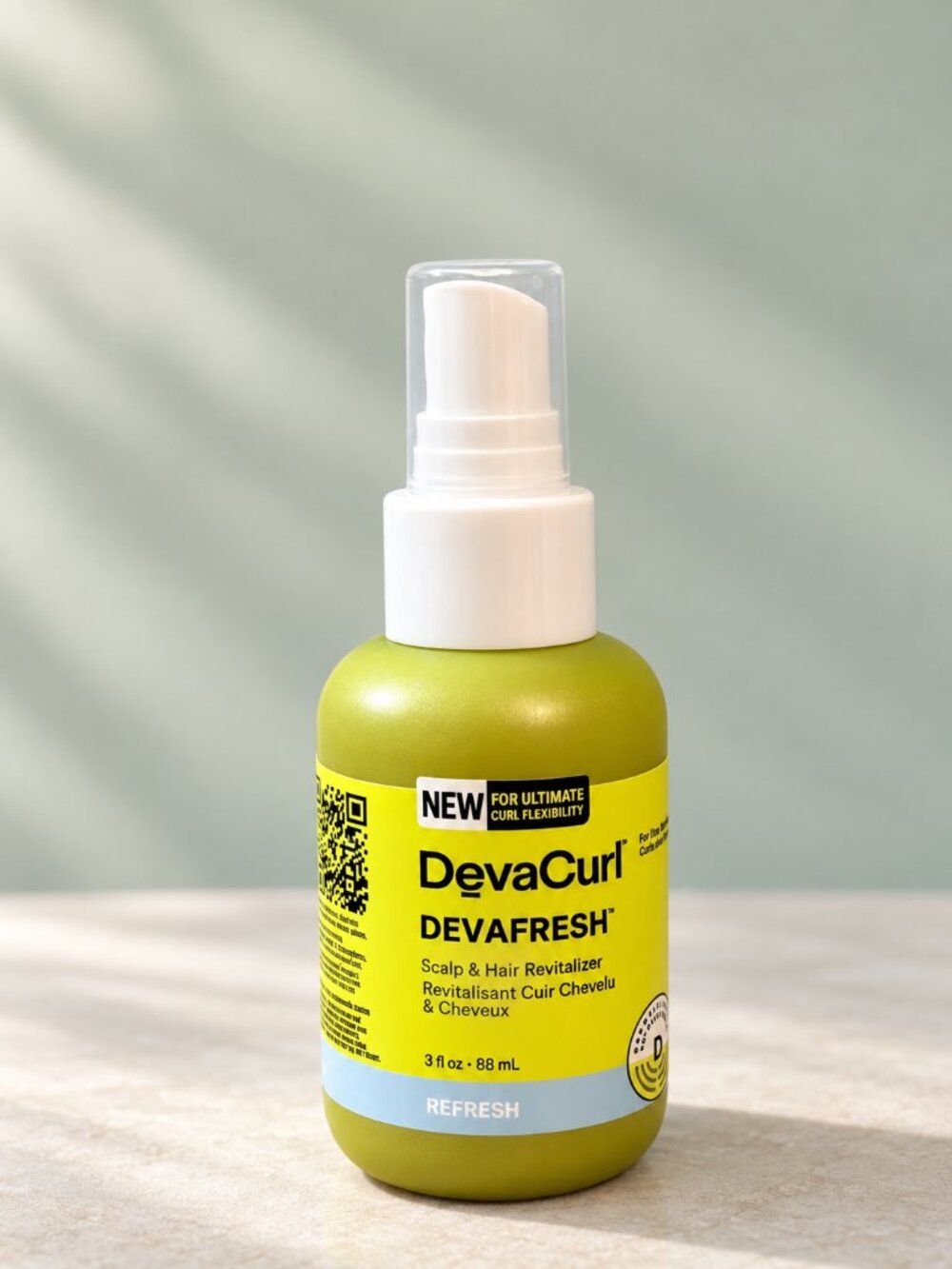 DevaCurl DevaFresh Scalp & Hair Revitalizer 3 oz New Unused
